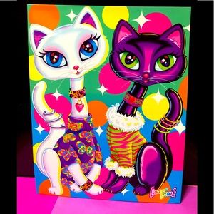 Lisa Frank Roxy & Rollie  2 Pocket File Folder